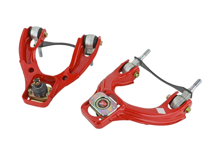 EMUSA Red Adjustable Front Upper Camber Kit For Honda Civic 92-95 & Acura Integra 94-01