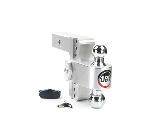 Weigh Safe 180 Hitch 6in Drop Hitch & 2.5in Shank (10K/18.5K GTWR) - Aluminum