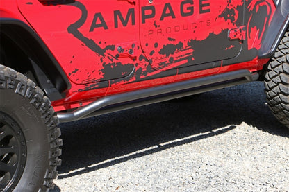 Rampage 2018-2019 Jeep Wrangler(JL) Unlimited Sport S 4-Door Rail Slide Step - Black