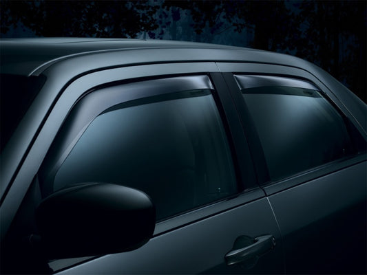 WeatherTech 05+ Volkswagen GLI Sedan Front and Rear Side Window Deflectors - Dark Smoke
