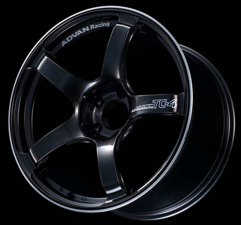 Advan TC4 17x7.5 +35 4x98 Black Gunmetallic and Ring Wheel