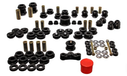 Energy Suspension - 96-00 Honda Civic/CRX Black Hyper-Flex Master Bushing Set