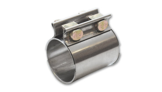 Vibrant - TC Series Heavy Duty SS Exhaust Sleeve Butt Joint Clamp for 2.5in O.D. Tubing