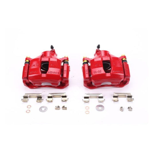 Power Stop 2006 Lexus GS300 Front Red Calipers w/Brackets - Pair