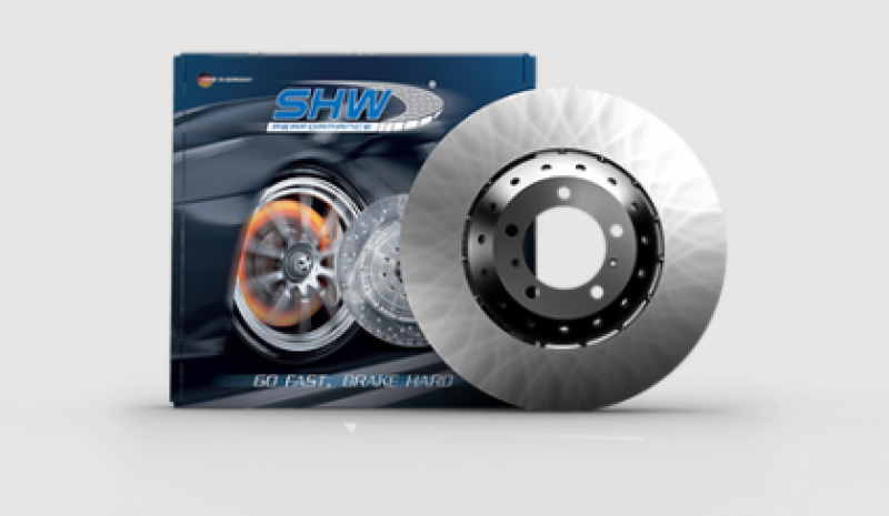 SHW 2021 Porsche Cayenne GTS 4.0L w/19in Wheel/NAO Pads Right Frt Smooth LW Brake Rotor (9Y0615302Q)