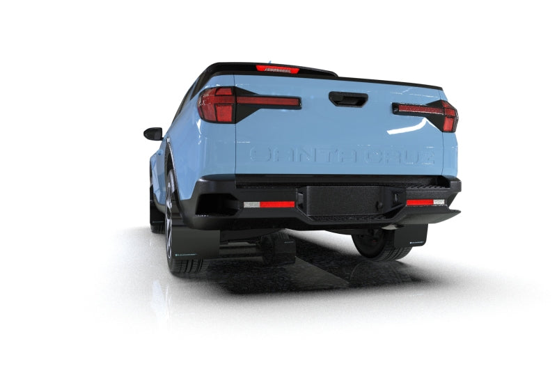 Rally Armor 2022 Hyundai Santa Cruz Black Mud Flap w Grey Logo