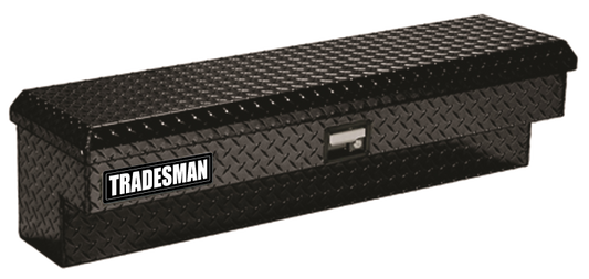 Tradesman Aluminum Side Bin Truck Tool Box (60in.) - Black