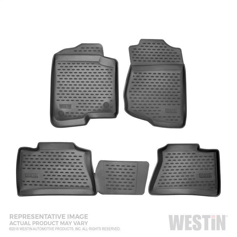 2021 Honda Pilot All-Weather Car Mats - Flexible Rubber Floor Mats