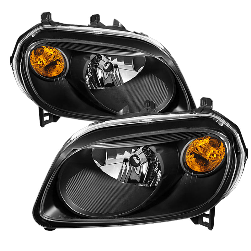 xTune Chevy Hhr 2006-2011 Crystal Headlights Black HD-JH-CHHR06-BK