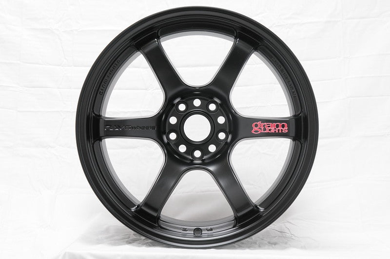 Gram Lights 57DR 19x8.5 +45 5x112 Semi Gloss Black Wheel