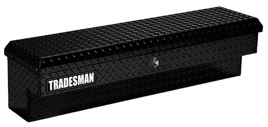 Tradesman Aluminum Side Bin Truck Tool Box w/Push Button (60in.) - Black