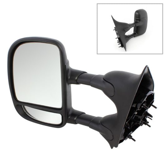 Xtune Ford Superduty 02-07 Manual Extendable Manual Adjust Mirror Left MIR-FDSD99S-MA-L