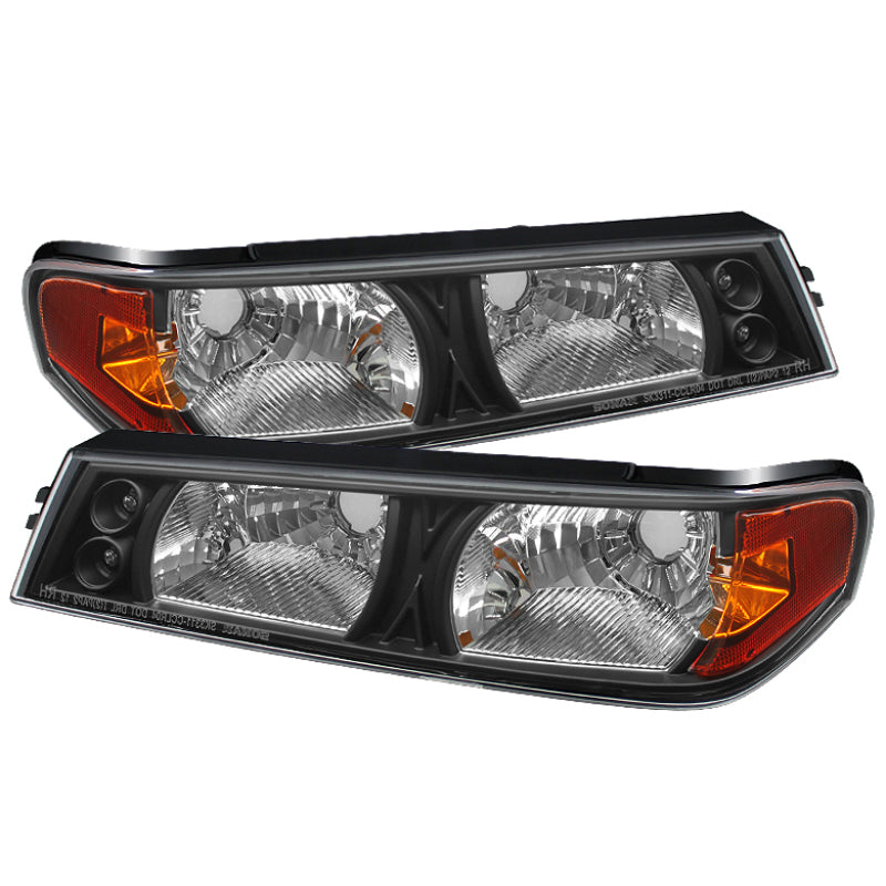 xTune Chevy Colorado 04-12 / GMC Canyon 04-12 Bumper Lights Black CBL-YD-CCO04-BK
