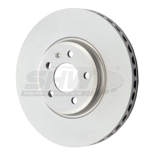 SHW 09-11 Audi A4 2.0L Front Smooth Monobloc Brake Rotor (8K0615301A)