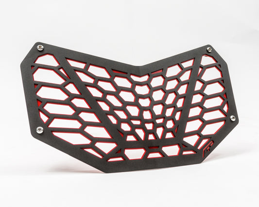 Agency Power 17-19 Can-Am Maverick X3 Premium Grill - Black & Red