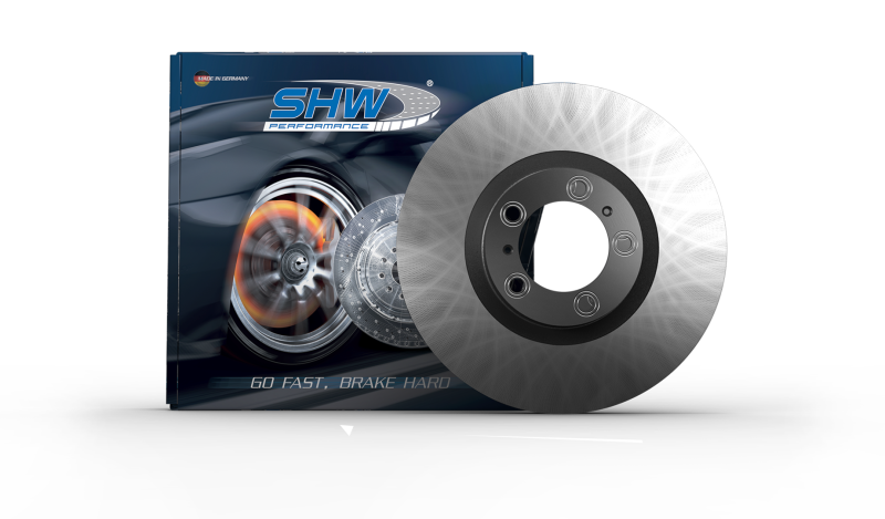 SHW 03-20 Bentley Continental GT 6.0L Front Smooth Monobloc Brake Rotor (3W0615301K)