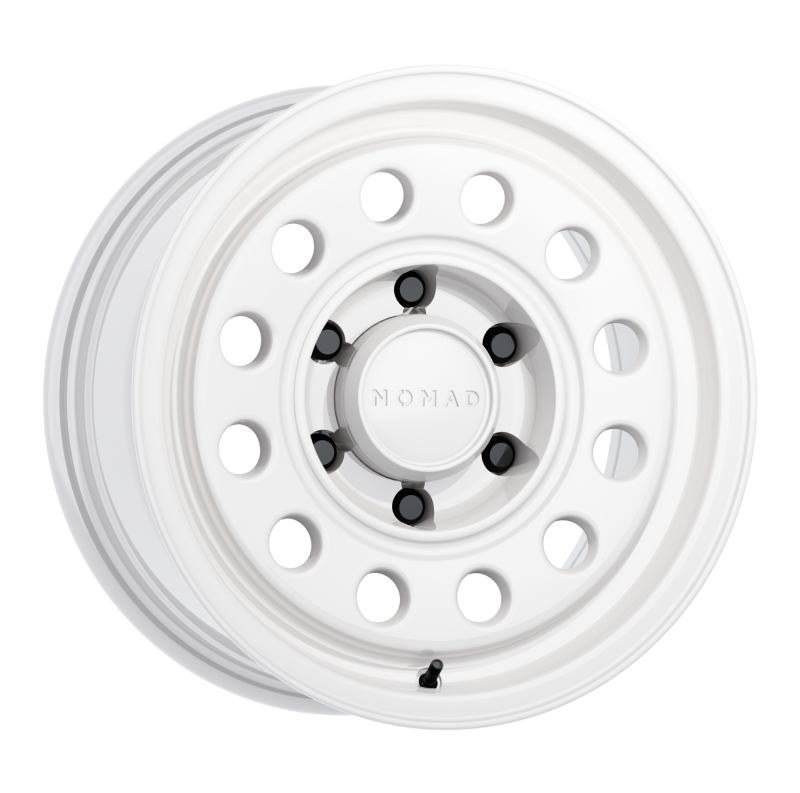 Nomad N501SA Convoy 17x8.5in / 6x135 BP / 0mm Offset / 87.1mm Bore - Gloss White Wheel