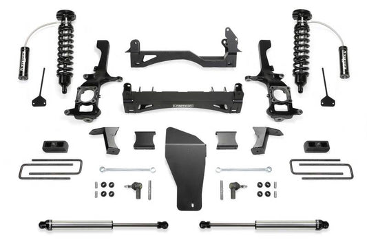 Fabtech 16-18 Nissan Titan Xd 4WD Gas 6in Perf Sys w/Dl 2.5 Resi & 2.25