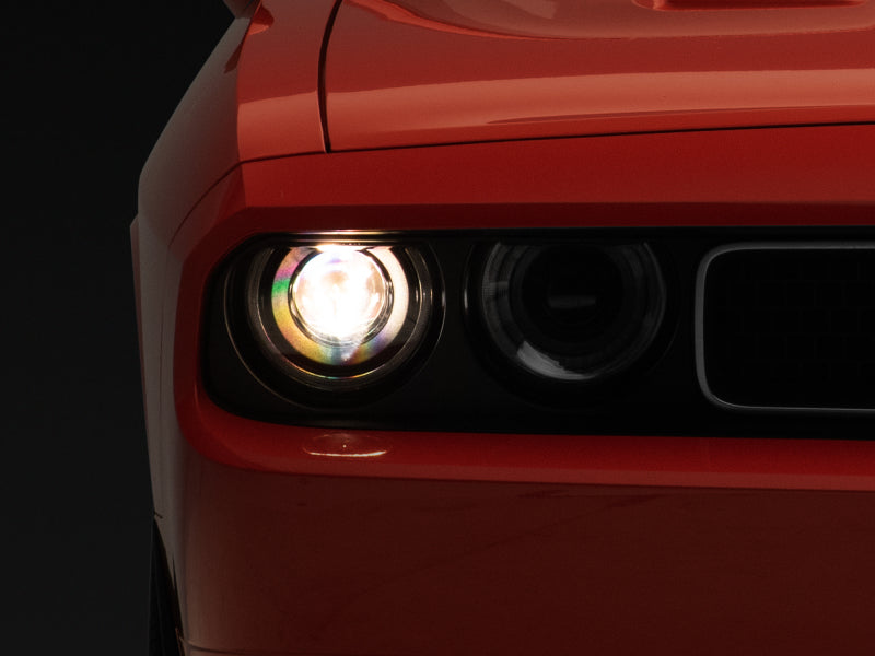 Pair Chrome Housing HID Projector Headlights For Dodge Challenger 2008-2014