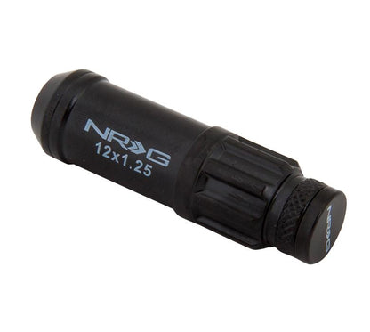 NRG - NRG 700 Series M12 X 1.25 Steel Lug Nut w/Dust Cap Cover Set 21 Pc w/Locks & Lock Socket