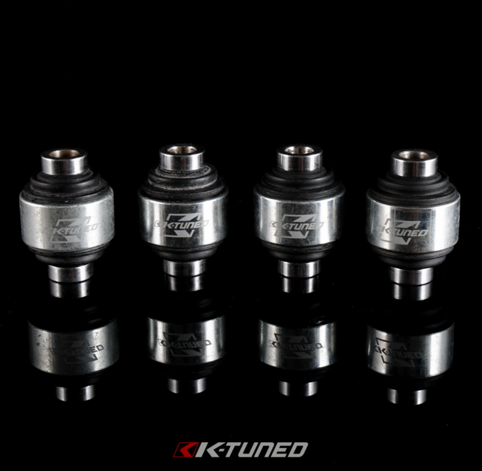 K-Tuned - Front Upper Control Arms / Camber Kit Replacement Spherical Bushings EK