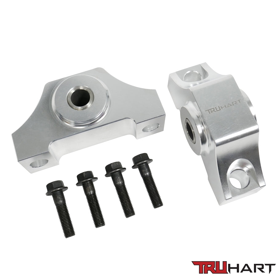 TruHart - Solid Billet Torque Mount (Pair) for 92-00 Civic / 94-01 Integra (Polished)