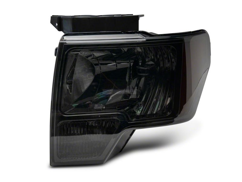 Raxiom 09-14 Ford F-150 Axial OEM Style Rep Headlights- Chrome Housing- SmokedLens