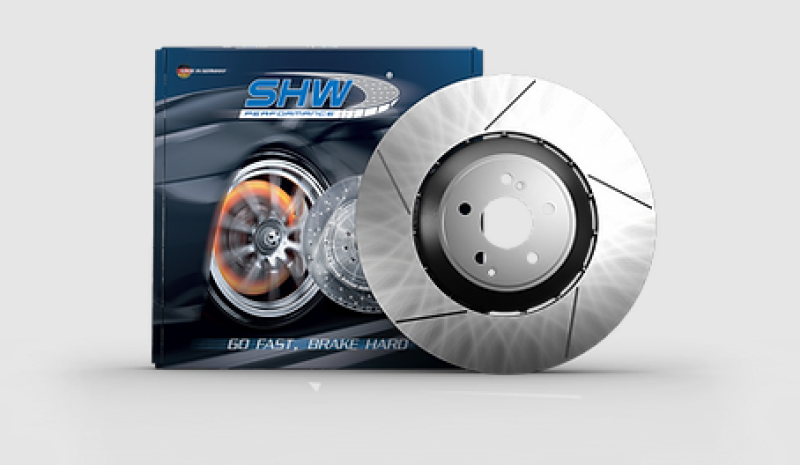 SHW 15-18 Porsche Macan Turbo w/19in Wheels/Perf Package Right Frt Slott LW Brake Rotor (95B615302M)