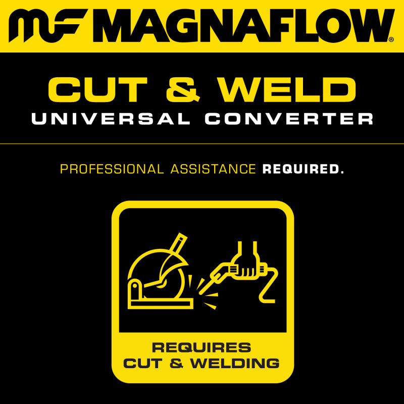 MagnaFlow Universal Catalytic Converter 3in T2 Rear