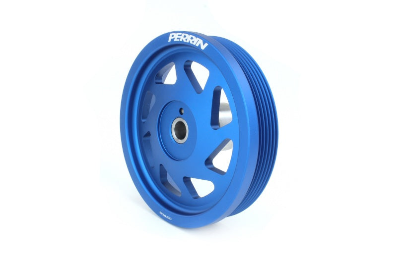 PERRIN 19-21 Subaru WRX / 16-18 Forester / 15-19 Legacy Lightweight Crank Pulley - Blue