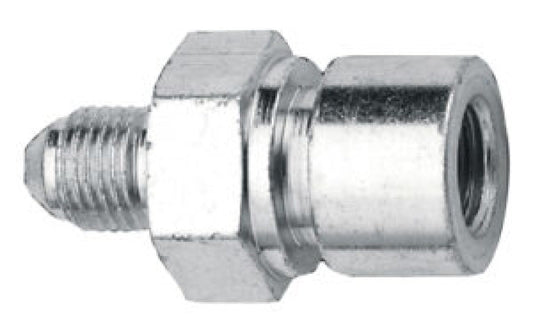Fragola -4AN x 10 x 1.0 I.F. Tubing Adapter - Steel