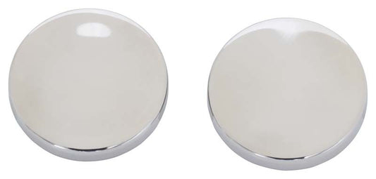 Kentrol 07-18 Jeep Wrangler JK Liftgate Button Covers Pair - Polished Silver