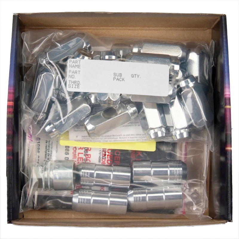McGard 5 Lug Hex Install Kit w/Locks (Cone Seat Nut) M12X1.75 / 13/16 Hex / 1.815in. L - Chrome