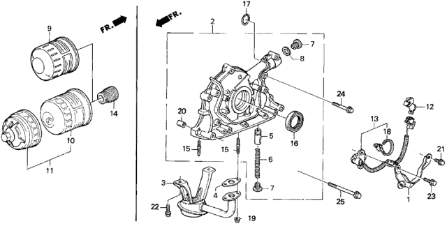 Honda - B-Series Oil Pickup Strainer Gasket
