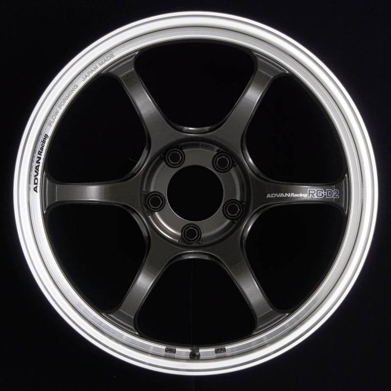Advan RG-D2 18x11.0 +30 5x114.3 Machining and Black Gunmetallic Wheel