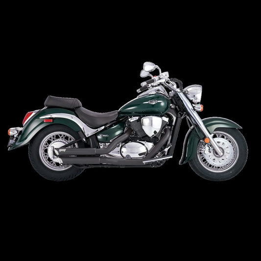 Vance and Hines Twin Slash Stagg Blk