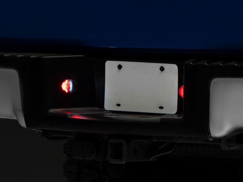 Raxiom 10-14 Ford F-150 Axial Series LED License Plate Lamps- Red and White