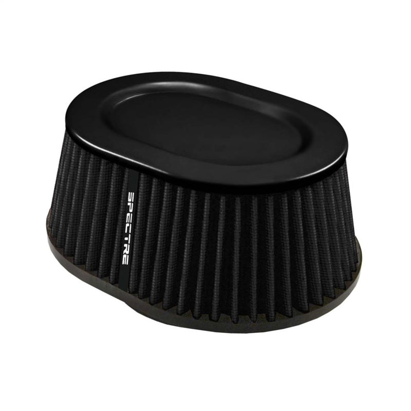 Spectre Conical Air Filter Oval 4in. - Black