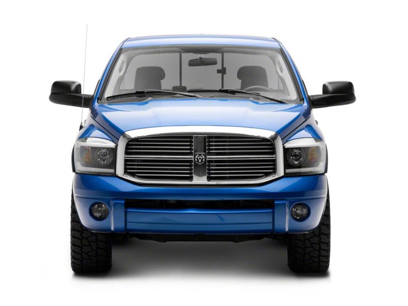 Raxiom 06-09 Dodge RAM 1500/2500/3500 Axial Headlights w/ SEQL LED Bar- Black Housing (Clear Lens)