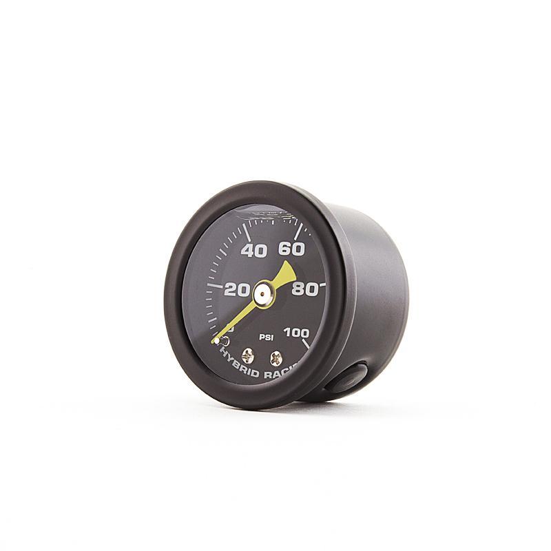 Hybrid Racing Liquid Filled Fuel Pressure Gauge (Universal)