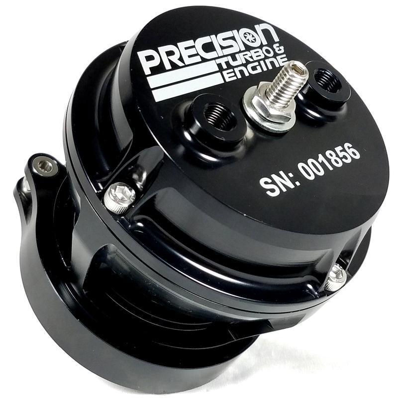 Precision Turbo 50mm Blow Off Valve – Black, PBO083-2005 (Universal, Weld Flange Included)