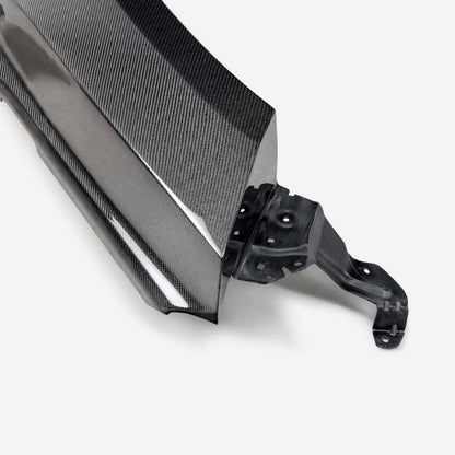 Seibon 2022 Nissan Frontier MB-Style Carbon Front Fibers Pair (2in rise 4in Wider)