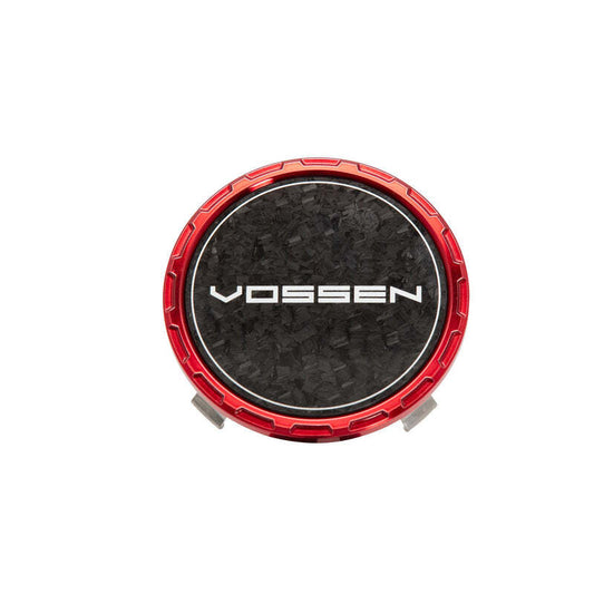 Vossen Classic Carbon Billet Sport Cap 2.0 - Small (VHF) - Transparent Red - Forged (Gloss)