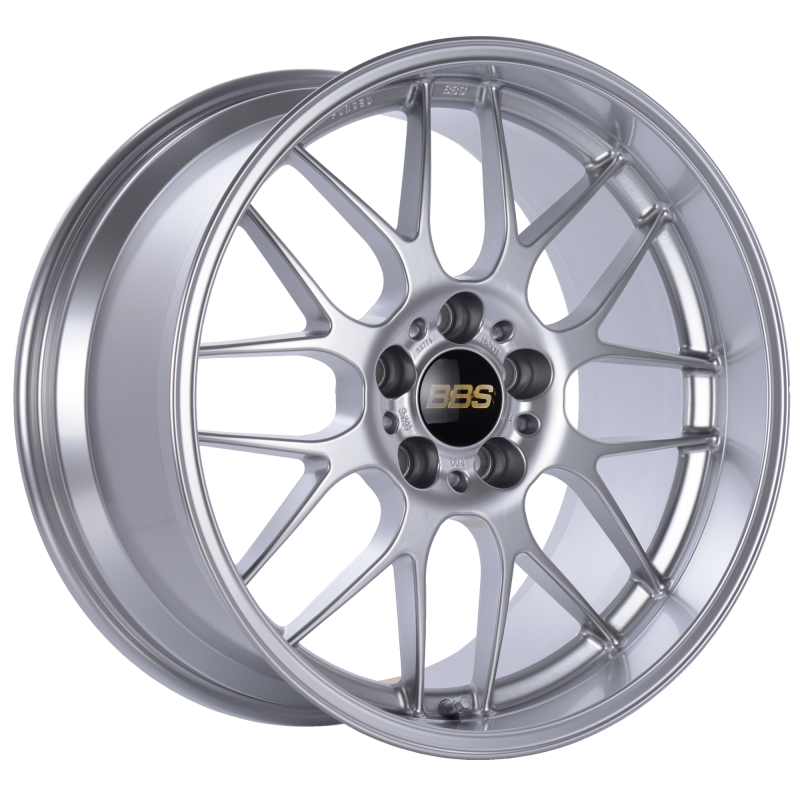 BBS RG-R 19x10 5x120 ET25 PFS Diamond Silver Wheel -82mm PFS/Clip Req