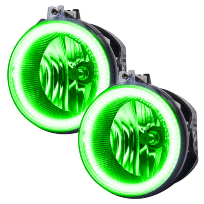 Oracle 07-13 Jeep Compass LED Fog Light Halo Kit - Green