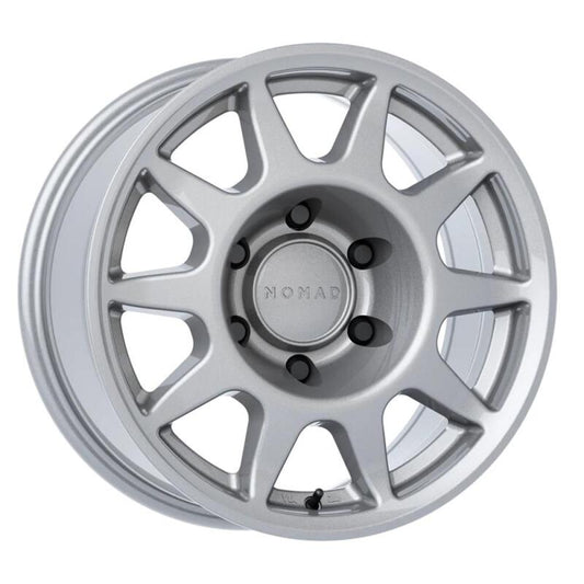 Nomad N505OE Touring 17x8.5in / 5X150 BP / 0mm Offset / 110.5mm Bore - OE Silver