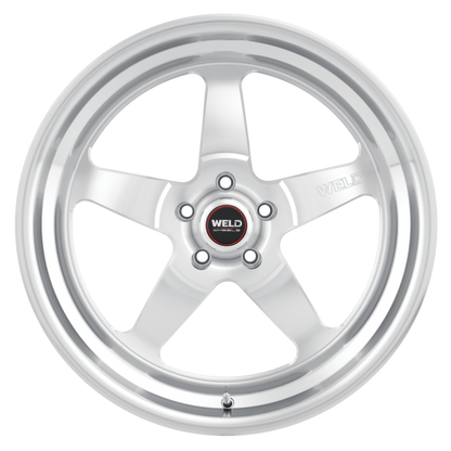 Weld S105 Ventura 20x10.5 / 5x115 BP / 20 Offset / 6.5 BS / 71.5 Bore - Gloss Silver MACH Wheel
