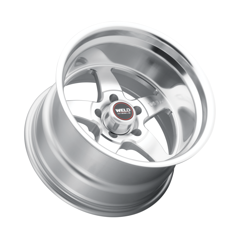 Weld S104 17x11 Ventura 5x127 ET44 BS4.25 Gloss Silver MACH DIA 78.1