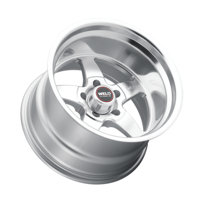 Weld S104 17x11 Ventura 5x127 ET44 BS4.25 Gloss Silver MACH DIA 78.1