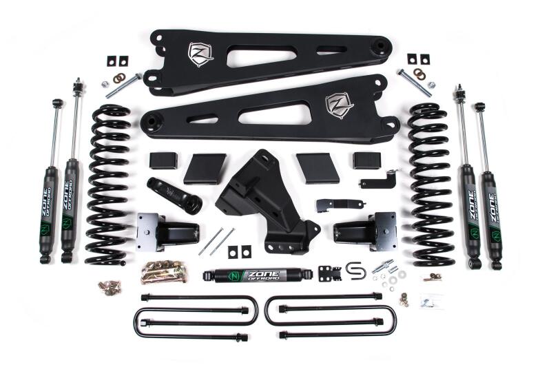 Zone Offroad 20-21 Ford F-250/F-350 6in Suspension Lift System- Nitro Shocks- Gas